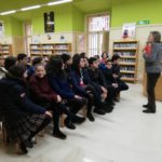 Visita a la biblioteca de Castilla y León de 2º ESO del colegio Rafaela María del centro de Valladolid