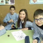 Taller Somos pequeños creactivos en 6º de primaria del Colegio Rafaela María de Valladolid