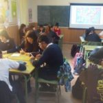 Jóvenes Creactivos en el Colegio Rafaela María del centro de la ciudad