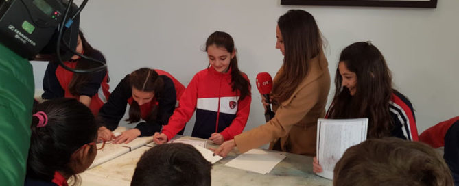 4º de primaria del Colegio Rafaela María visita el Archivo de Chancillería.
