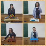 Los alumnos de 5º de primaria del Colegio Rafaela María construyen puentes.