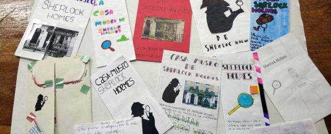 Los alumnos y alumnas de 6º de primaria han realizado folletos informativos sobre el Museo de Sherlock Holmes.