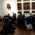 Los niños y niñas de tercero del Colegio Rafaela María visitan el Museo de Escultura.
