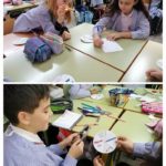 Los alumnos y alumnas de 6º de primaria del Colegio Rafaela María están estudiando los distintos tipos de palancas.