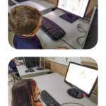 Los alumnos y alumnas de primero de primaria del Colegio Rafaela María de Valladolid aprenden y se divierten trabajando la competencia digital.