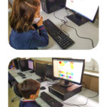 Los alumnos y alumnas de primero de primaria del Colegio Rafaela María de Valladolid aprenden y se divierten trabajando la competencia digital.