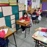 Los alumnos y alumnas de cuarto de primaria del Colegio Rafaela María de Valladolid juegan con las fracciones.