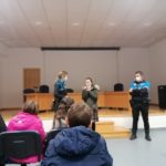 Los alumnos y alumnas de sexto de primaria del Colegio Rafaela María de Valladolid han visitado a la Policía.