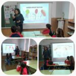 Los alumnos y alumnas de primero de primaria del Colegio Rafaela María de Valladolid han realizado un taller sobre hábitos saludables, en concreto, han trabajado hábitos para tener una correcta salud buco-dental.
