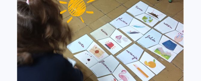 Los alumnos y alumnas de segundo del Colegio Rafaela María de Valladolid trabajan las palabras polisémicas en un Peque-Reto.