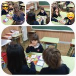 Los alumnos y alumnas de segundo de primaria del Colegio Rafaela María de Valladolid se divierten con las sílabas.