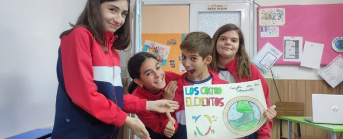 Los alumnos y alumnas de sexto de primaria del Colegio Rafaela María de Valladolid trabajan por proteger nuestro planeta.