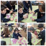 Los alumnos y alumnas de segundo de primaria del Colegio Rafaela María de Valladolid trabajan las palabras compuestas.