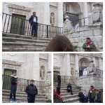 Los alumnos y alumnas de sexto de primaria del Colegio Rafaela María de Valladolid ha hecho un recorrido visitando edificios relacionados con la Edad Moderna y los monarcas Felipe II y Felipe III.