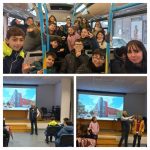 Los alumnos y alumnas de sexto de primaria del Colegio Rafaela María de Valladolid visitan las dependencias de la Policía Municipal.